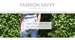 Desktop Screenshot of fashionsavvyjunkie.com